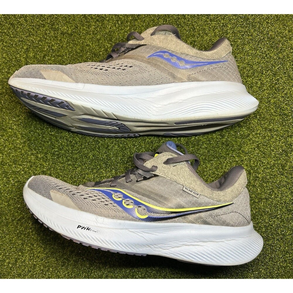 Saucony Women's S10831-15 Ride 16 Running Shoes,  Fossil Pool Gray Size 8.5 W
